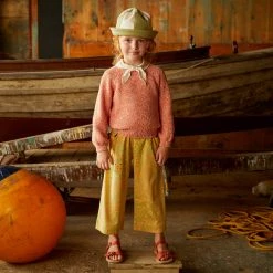 Misha & Puff Pima Cotton Campfire Pullover - Melon