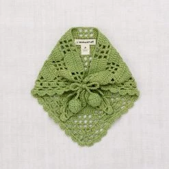 Misha & Puff Hand Crochet Pima Cotton Kerchief - Willow Cotton & Linen