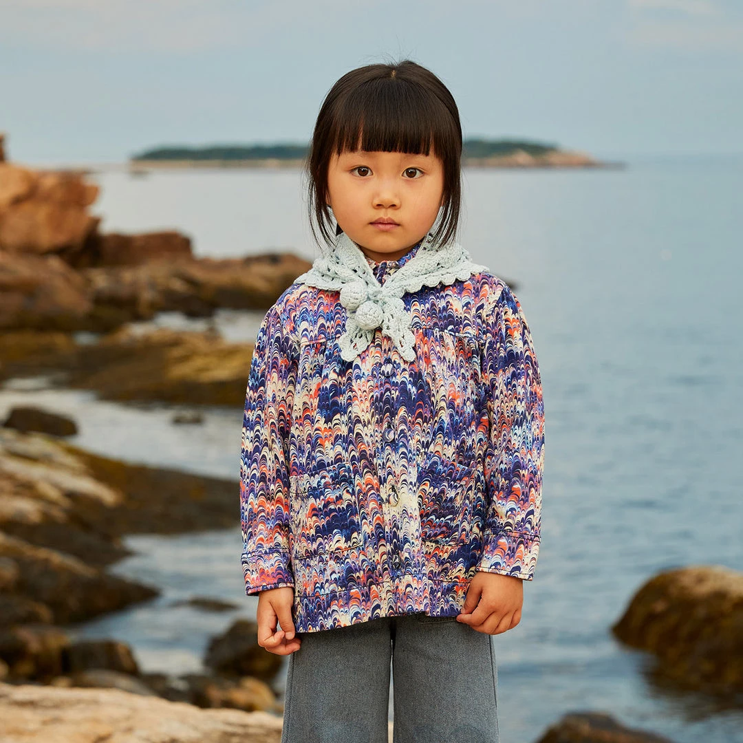 Misha & Puff Cotton & Linen Hand Crochet Pima Cotton Kerchief - Moon 5 Misha & Puff Cotton & Linen Hand Crochet Pima Cotton Kerchief - Moon