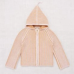 Misha & Puff Hand Knit Pima Cotton Plum Island Beach Jacket - English Rose