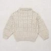 Misha & Puff Pima Cotton Windowpane Pullover - Moon