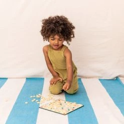 Monkind Organic Cotton Dungarees - Leaf SALE