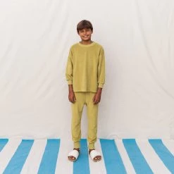 Monkind Organic Cotton Easy Pants - Leaf