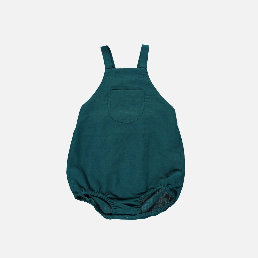 Monkind Organic Cotton/Linen Romper - Ocean 4 Monkind Organic Cotton/Linen Romper - Ocean