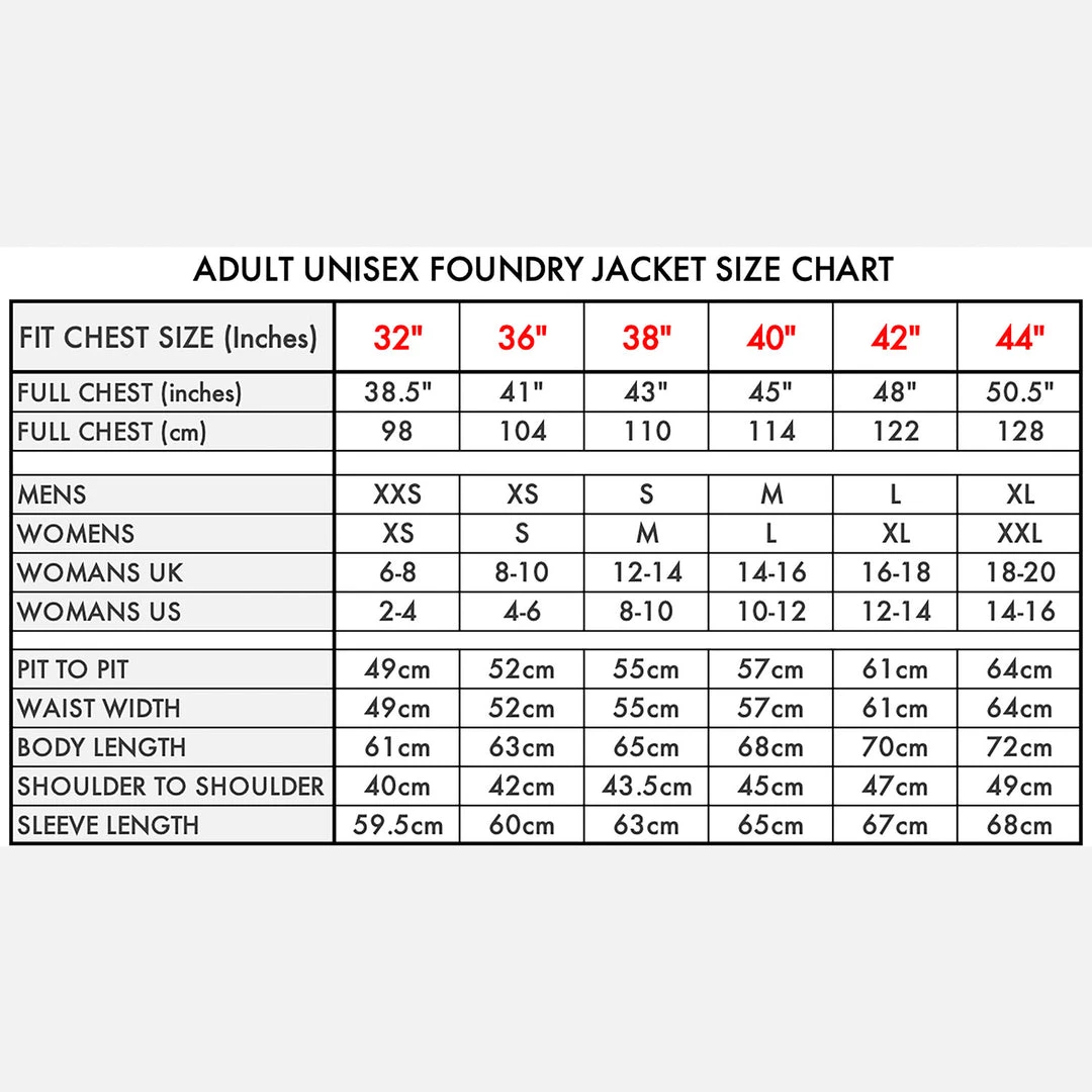 Monty & Co Adults Adult's Cotton Foundry Jacket - Light Navy 12 Monty & Co Adults Adult's Cotton Foundry Jacket - Light Navy