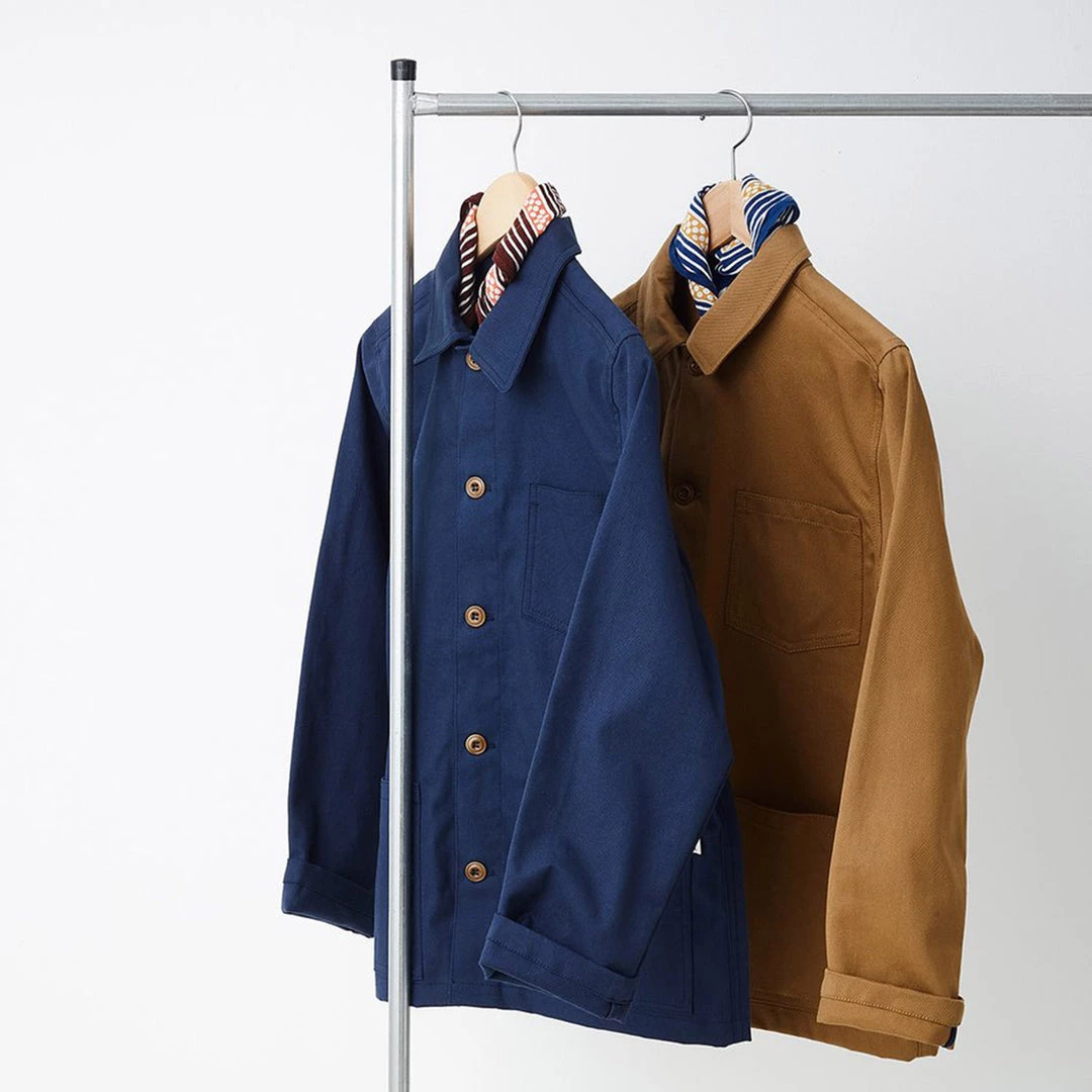 Monty & Co Adults Adult's Cotton Foundry Jacket - Light Navy 6 Monty & Co Adults Adult's Cotton Foundry Jacket - Light Navy