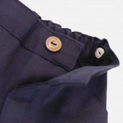 Monty & Co Cotton Utility Trouser - Light Navy Cotton & Linen 15 Monty & Co Cotton Utility Trouser - Light Navy Cotton & Linen