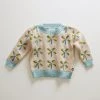 Oeuf SALE Cotton Clover Sweater - Celadon