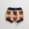 Oeuf SALE Cotton Flower Shorts - Violet