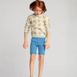 Oeuf SALE Cotton Clover Sweater - Celadon