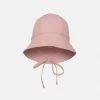 Petit Crabe Cotton & Linen Frey UV Swim Sun Hat - Rose Nude
