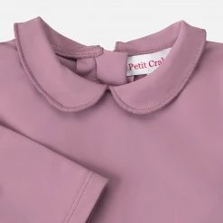 Petit Crabe Peter Pan UV LS Collar Swimsuit - Heather 17 Petit Crabe Peter Pan UV LS Collar Swimsuit - Heather