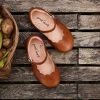Petit Nord Scallop Mary Jane Shoes - Cognac SALE