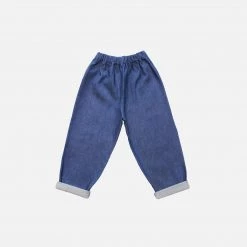 P Denim Cotton Denim Jeans - Blue