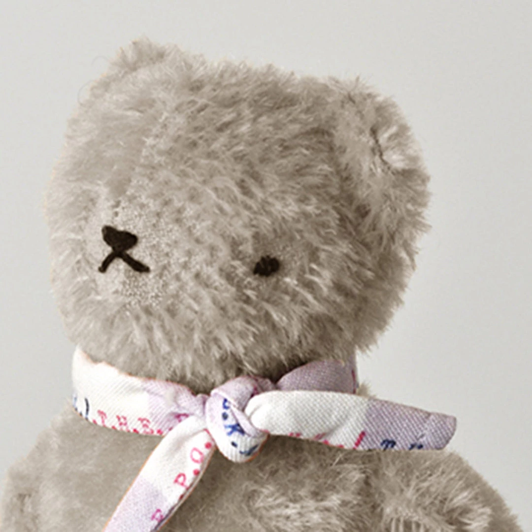 Polka Dot Club Baby Gifts Handmade Mohair Floppy Bear - Taupe 4 Polka Dot Club Baby Gifts Handmade Mohair Floppy Bear - Taupe