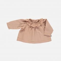 Poudre Organic SALE Organic Cotton Charme LS Blouse - Maple Sugar 7 Poudre Organic SALE Organic Cotton Charme LS Blouse - Maple Sugar