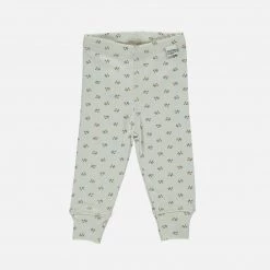 Poudre Organic Cotton & Linen Organic Cotton Basilic Leggings - Hors-Saison Indian Tan