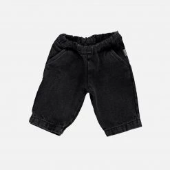 Poudre Organic Organic Cotton Denim Pomelos Trousers - Noir SALE