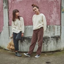 Poudre Organic Organic Cotton Denim Pomelos Trousers - Noir SALE