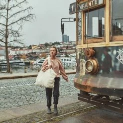 Poudre Organic Organic Cotton Denim Pomelos Trousers - Noir SALE