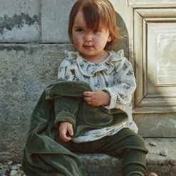 Poudre Organic Organic Cotton Velour Manioc Cardigan - Forest Green SALE 7 Poudre Organic Organic Cotton Velour Manioc Cardigan - Forest Green SALE