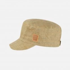 Pure Pure Linen Sun Cap - Dry Grass Cotton & Linen