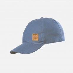 Pure Pure Linen Baseball Cap - Blue Cotton & Linen