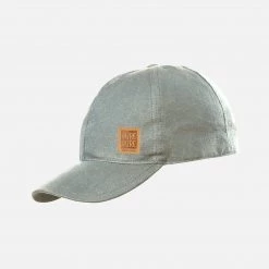 Pure Pure Linen Baseball Cap - Stone Green