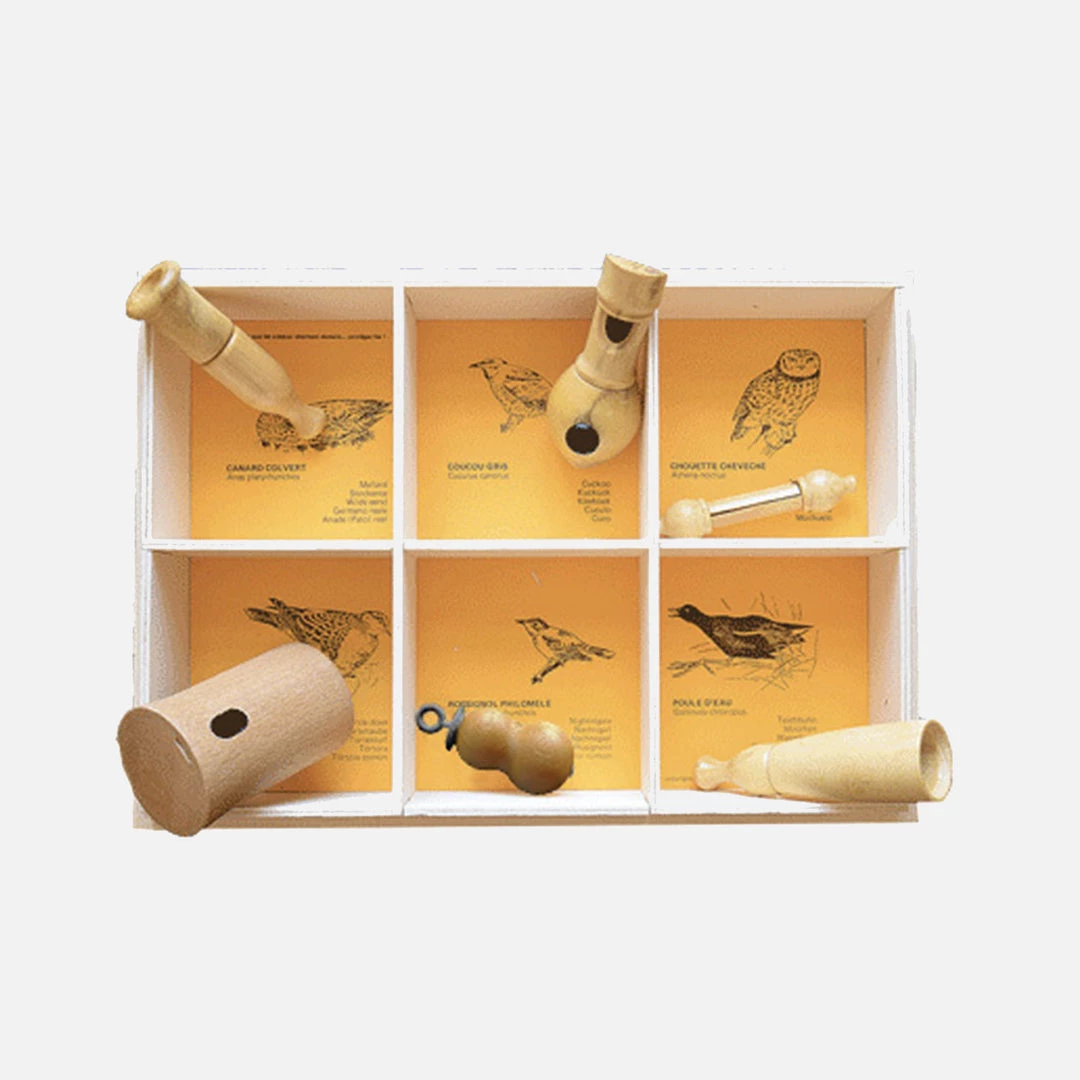 Quelle Est Belle Handmade Wood Bird Callers - European Birds - Set Of 6 Toys 4 Quelle Est Belle Handmade Wood Bird Callers - European Birds - Set Of 6 Toys