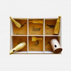 Quelle Est Belle Handmade Wood Bird Callers - Western American Birds - Set Of 6 Toys