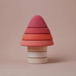 Raduga Grëz Handmade Wooden Stacking Tower - Amanita Toys