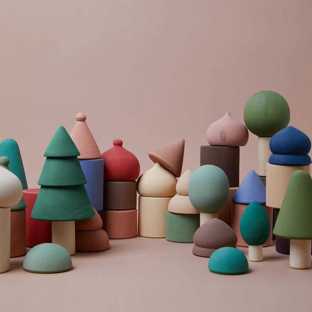 Raduga Grëz Toys Handmade Wooden Old City - Rainbow 8 Raduga Grëz Toys Handmade Wooden Old City - Rainbow