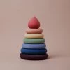 Raduga Grëz Handmade Wooden Stacking Tower - Rainbow Toys