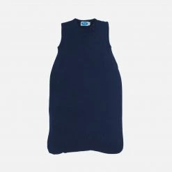 Reiff Organic Merino Wool/Silk Sleeveless Terry Sleeping Bag - Navy