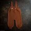 Selana Organic Merino Wool Dungarees - Copper Baby Wool 1 Selana Organic Merino Wool Dungarees - Copper Baby Wool