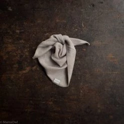Selana Organic Merino Wool Scarf/Bib - Beige