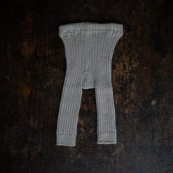 Selana Baby Wool Organic Merino Wool Leggings - Beige