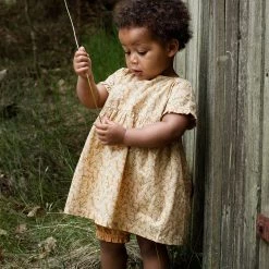 Serendipity Organics Organic Cotton Baby Flair Dress - Sandthorn SALE