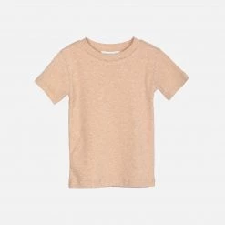 Serendipity Organics Organic Cotton Rib Tee - Desert