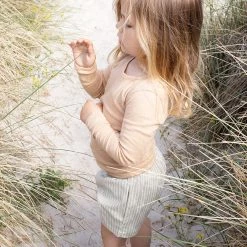 Serendipity Organics SALE Organic Cotton Shorts - Laurel Stripe