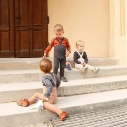 Silly Silas Cotton Rib Footless Tights With Braces - Light Brown/Blush Cotton & Linen 26 Silly Silas Cotton Rib Footless Tights With Braces - Light Brown/Blush Cotton & Linen