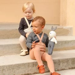 Silly Silas Cotton Rib Footless Tights With Braces - Light Brown/Blush Cotton & Linen 23 Silly Silas Cotton Rib Footless Tights With Braces - Light Brown/Blush Cotton & Linen