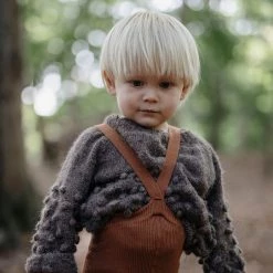 Silly Silas Cotton Rib Tights With Braces - Cinnamon 12 Silly Silas Cotton Rib Tights With Braces - Cinnamon