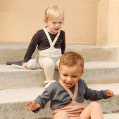 Silly Silas Cotton Rib Footless Tights With Braces - Light Brown/Blush Cotton & Linen 35 Silly Silas Cotton Rib Footless Tights With Braces - Light Brown/Blush Cotton & Linen