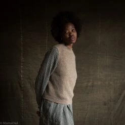 SISKIN Women's Voe Shetland Wool Flock Slipover - Feather