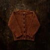 SISKIN Donegal Merino Wool Coast Cardigan - Cinnamon 1 SISKIN Donegal Merino Wool Coast Cardigan - Cinnamon