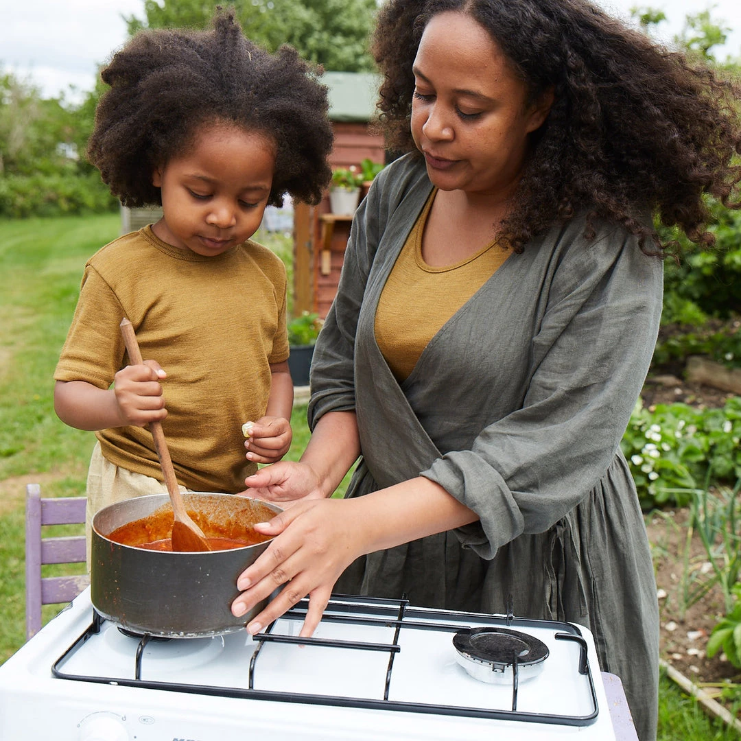 Matona Women's Linen Tilla Wrap Dress - Pine SALE 14 Matona Women's Linen Tilla Wrap Dress - Pine SALE