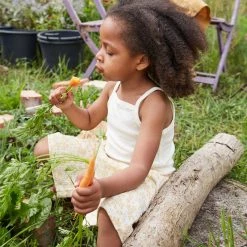 Konges Sløjd Organic Cotton Muslin Kiki Shorts - Petit Soleil SALE