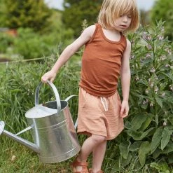 Liilu Organic Cotton Muslin Tudor Shorts - Toast SALE