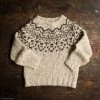 SISKIN Tops & Sweaters Donegal Merino Wool Isle Sweater - Stone